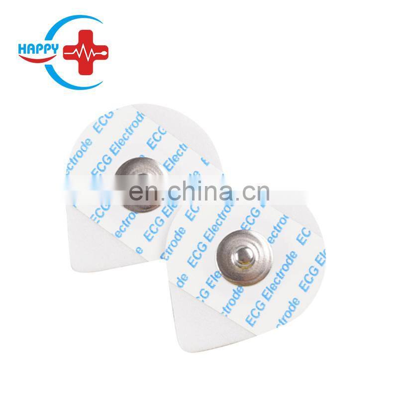 HC-H015 Medical Adult & Children ECG non-woven fabric electrode pad disposable ecg electrode pads