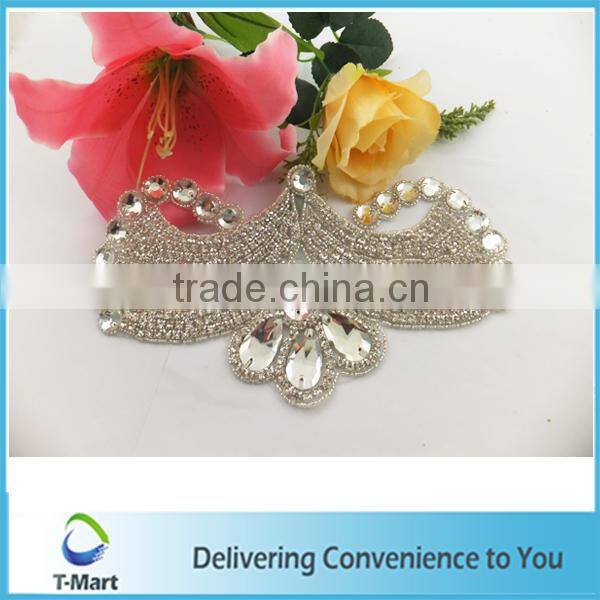 finding distributor of rhinestone mesh applique