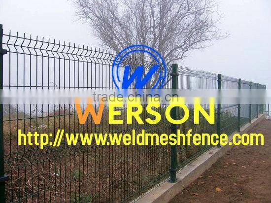 senke PVC coated weld mesh fence with bending-real goods manufacture ,exporter
