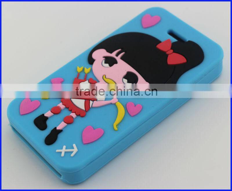 Soft Cute Funny Silicone Protective Cover Cheap High Quality Protective Front and Back Cover Case