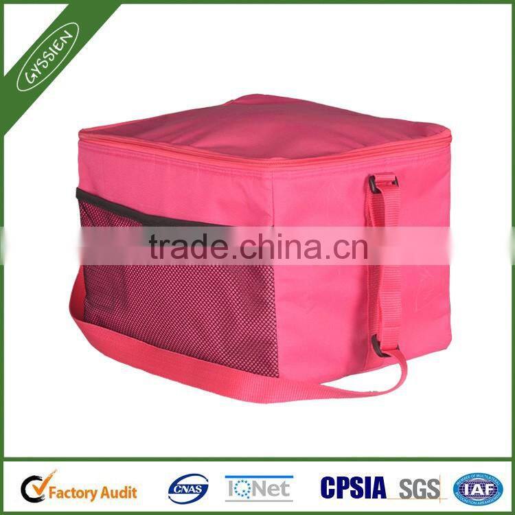 China wholesale pink or custom with mesh insulated neoprene wine cooler bag,neoprene wine cooler bag