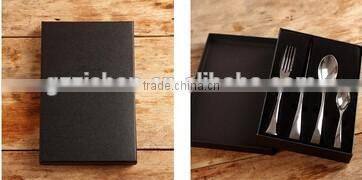 royal stainless steel spoon and fork cutlery set New product 4pcs wtih box