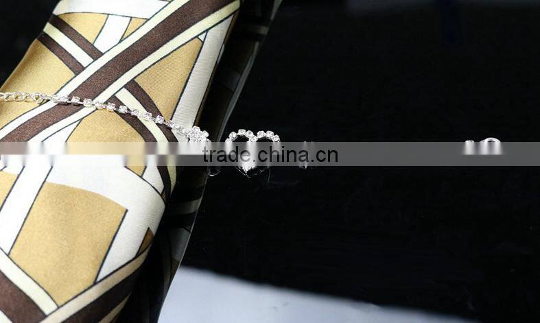 Romantic Heart Shape Bracelet Silver Plated Bracelet for Lover Wedding Gift