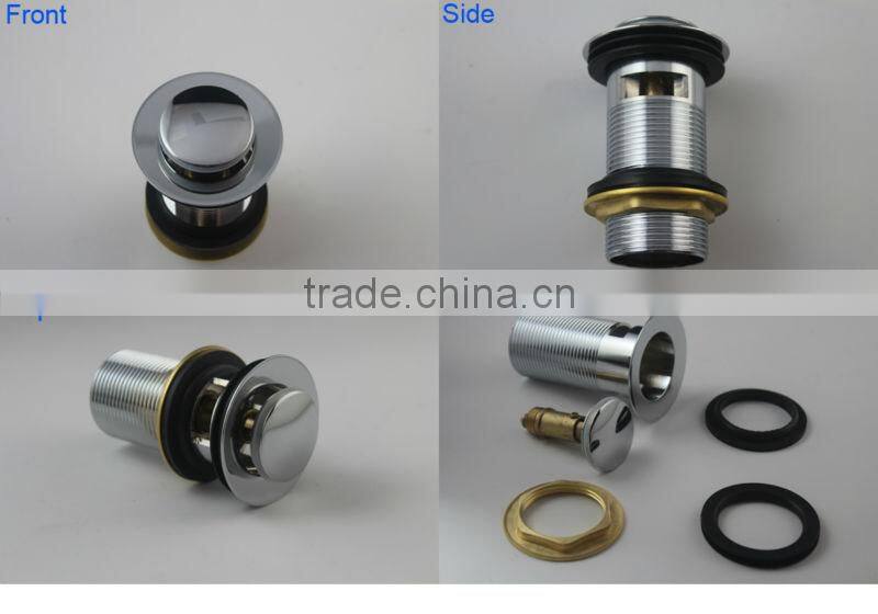 Watermark New Style Basin Wash Waste Drain Pop Up Click Clack Chrome Plated With Overflow(K90)