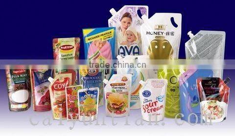 special shape plastic packaging bag /custom shape plastic bag