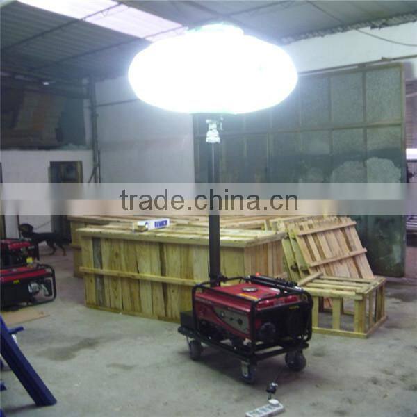 High quality three light hydraulic mast light tower for sale
