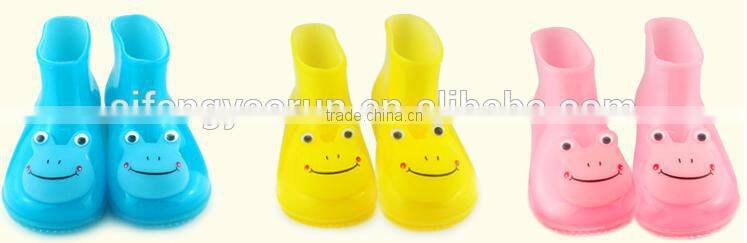 children short barreled water shoes boots crystal baby child safety antiskid rain boot
