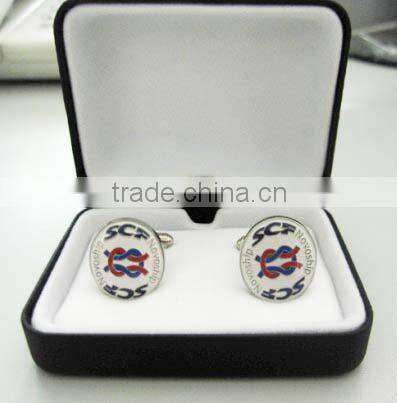 Custom business gift metal cufflink sets