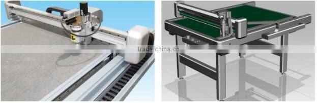 CNC Vibrating Knife Cutting Not Laser Paper , Fabric , Leather ,PU , Paper Box Cutting Machine