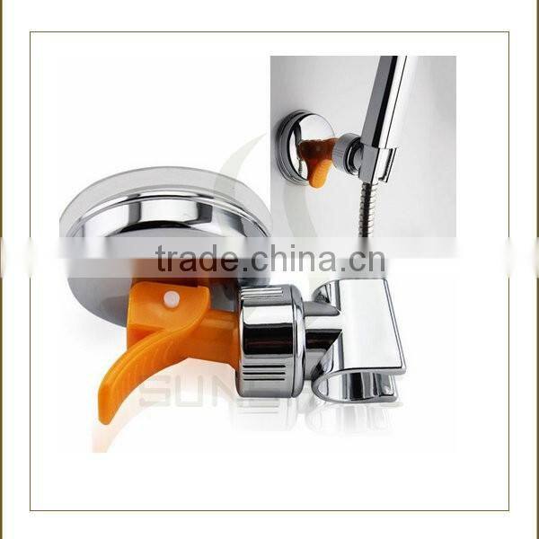 Quality Adjustable Attachable Rotatable Chromed Shower Head Holder Wall Suction Bracket SS5031