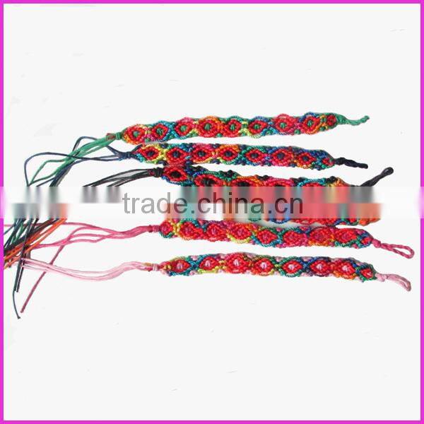 FL0934 Fashion Pirate Skull Lace friendship Bracelet