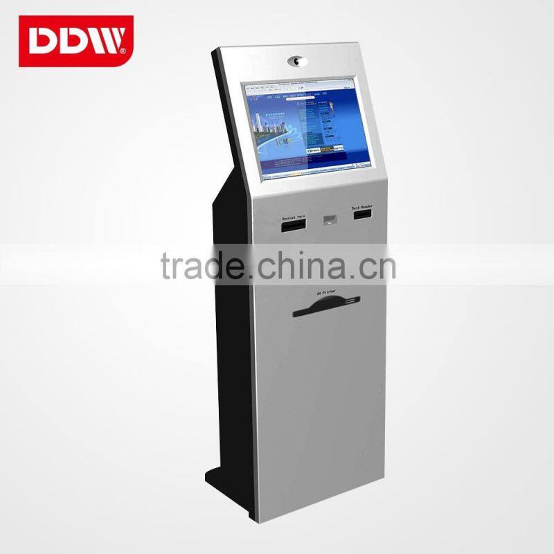 17 Inch Touch Screen kiosk bill acceptor payment kiosk floor standing