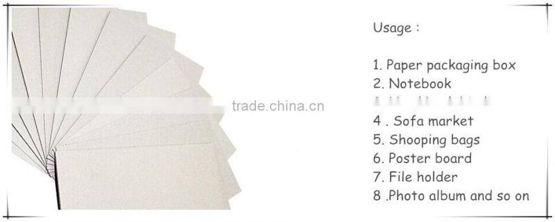 Thick large grey cardboard sheets wholesale