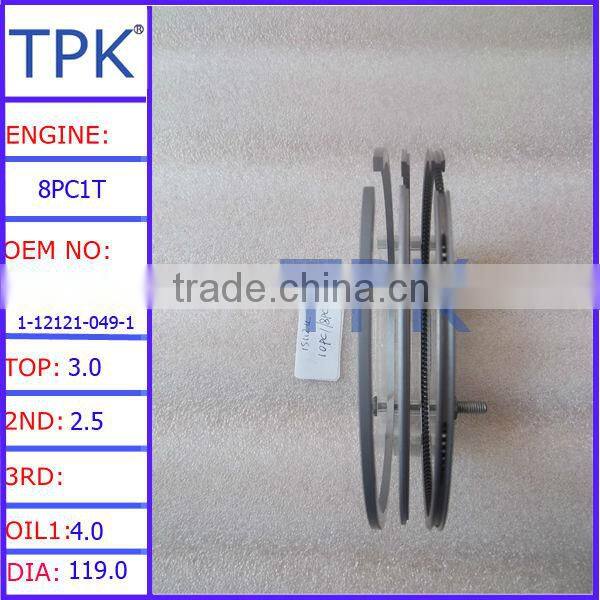 4HF1 piston ring set, 8-97028-691-0 8-97109-462-0