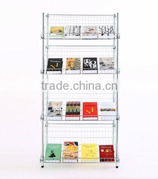 Zinc plated Wire newspaper rack