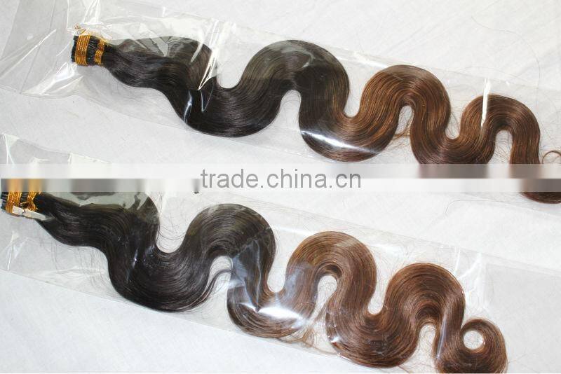 double drawn european virgin hair keratin prebonded hair i tip