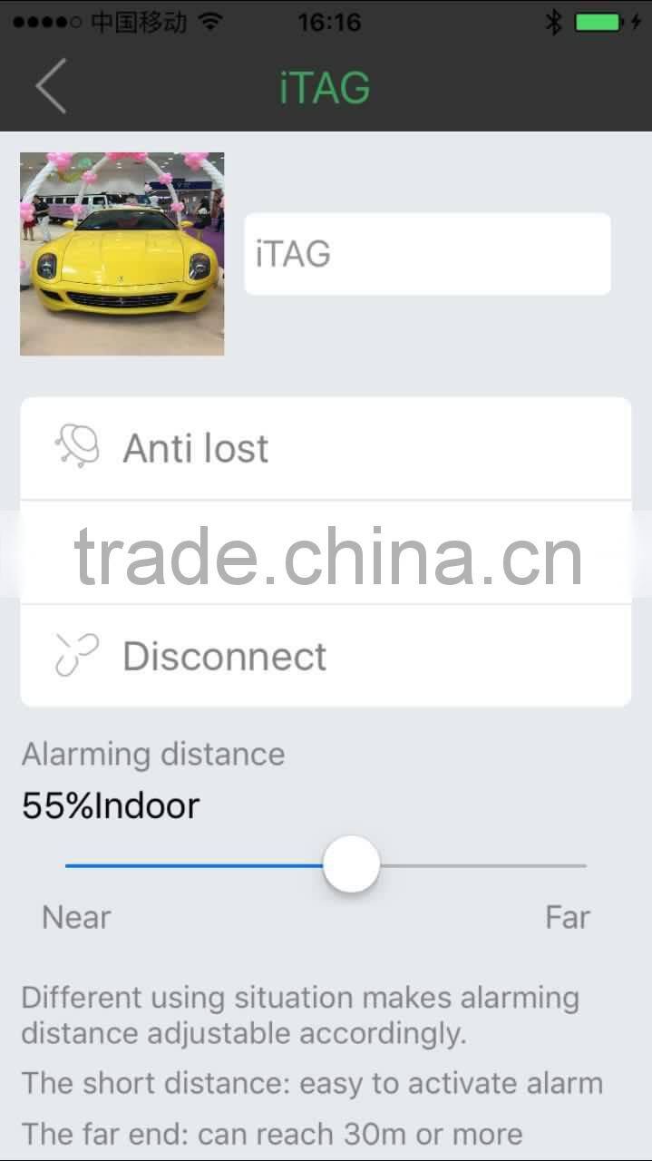 Buetooth 4.0 anti lost key chain alarm