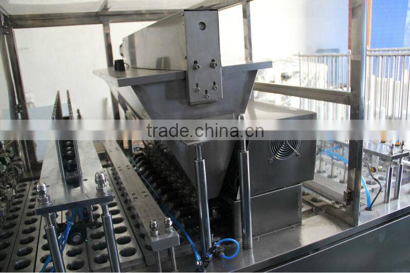 cheap automated custom powder cups filling sealing machine