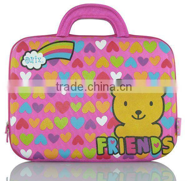 black polyester hard tablet case