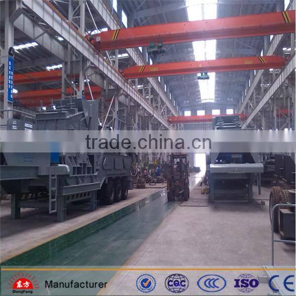 Portable track small mobile crusher for sale