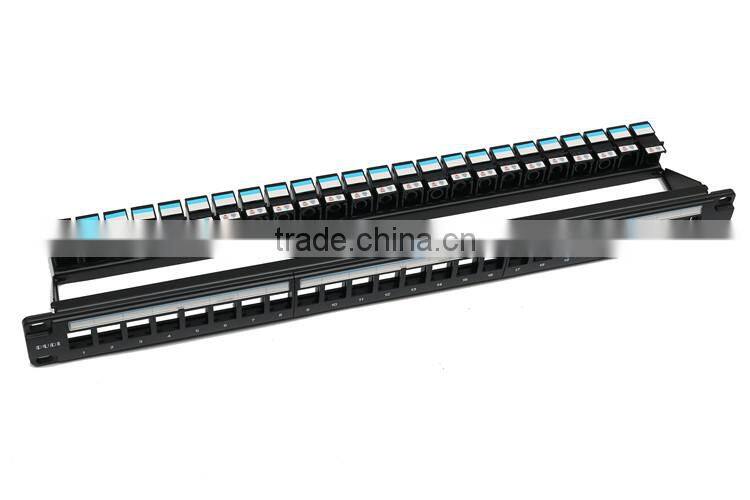 Cat6 Unshielded 24 Port Drawer Type Patch Panel