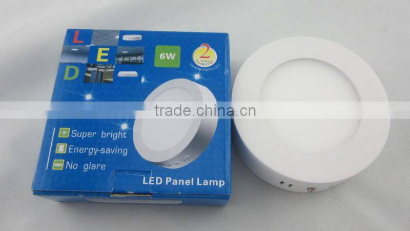6W and round led panel light