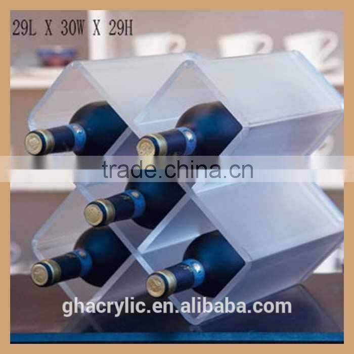 acrylic wine display rack for wine bottle