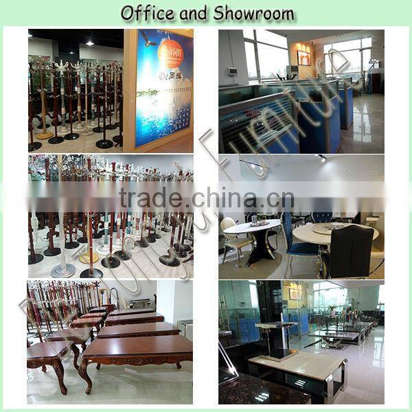 Wood veneer finish aluminum coat rack (9509#)