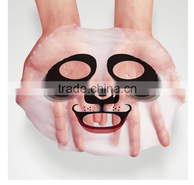 Hot selling 30g Animal Panda Bright facial Mask Smooth Bright face care