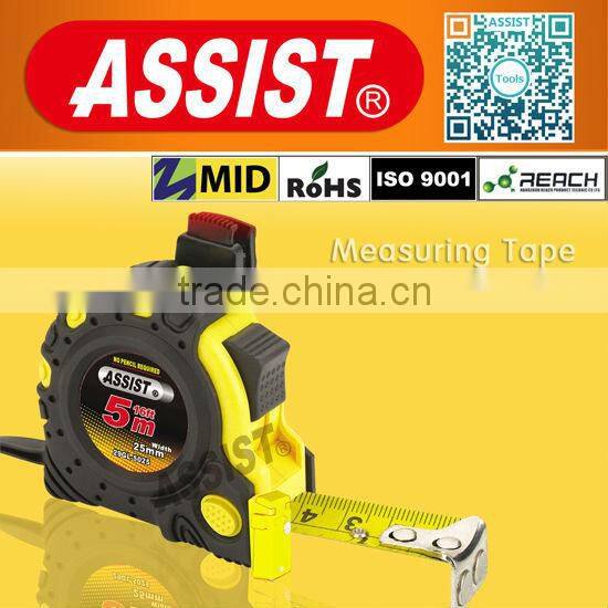 the rubber covered with scriber measuring tape,economic paper tape measure