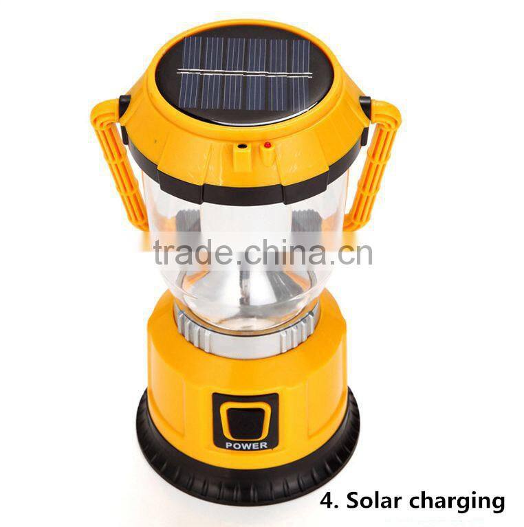 Outdoor tent lamp USB rechargeable LED solar camping light camping lantern