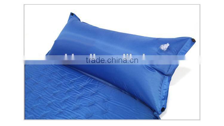 Outdoor single person thicken self inflatable air mattress camping