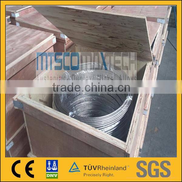 ASTM 316 seamless Stainless Steel Coiled Tubing