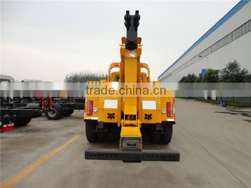 Hot sale dongfeng heavy duty 6*4 slide rotator wrecker new breakdown tow truck