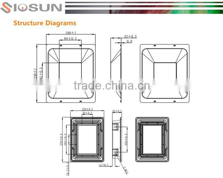 2015 best selling 200w high power chip led flood light