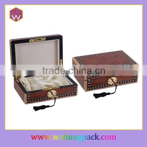 christmas gift empty display wood perfume box