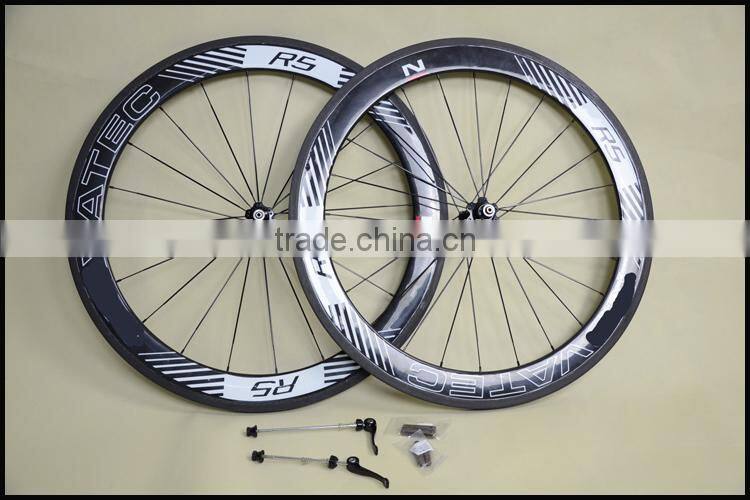 2015 New high stiffness full carbon fiber road bike wheels 700c