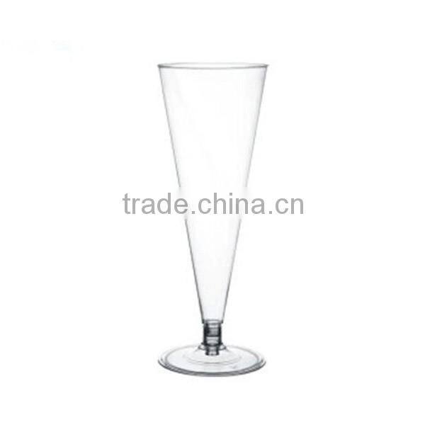 Disposable Plastic Champagne Flute Goblet Glass