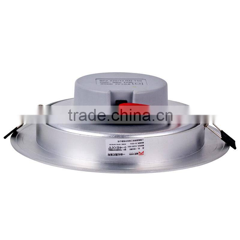 HUGEWIN HTD725 12w cob led downlight size 150MM for house decoration