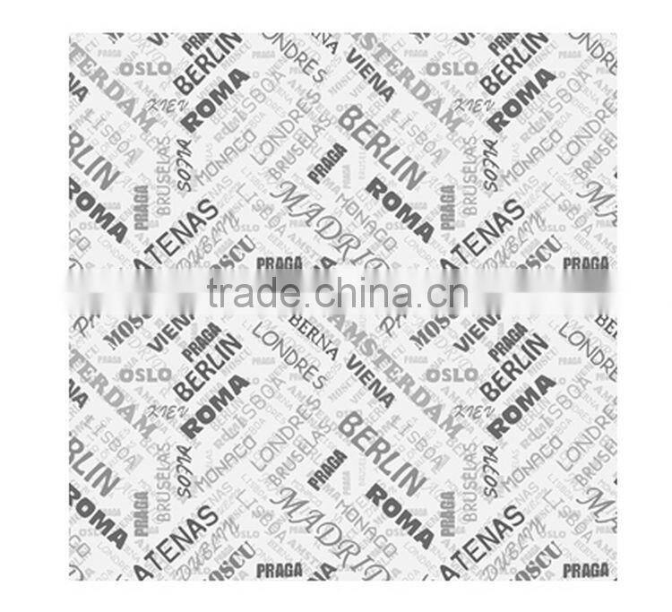 printing pvc wallpaper, cream vintage letters wall paper for study room , fancy wallcovering dealer