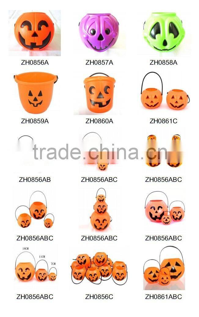Plastic halloween bucket