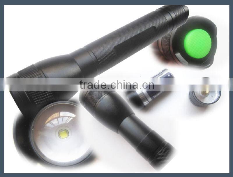 aluminum led flashlight torch light with focus zoom function