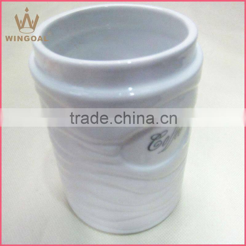 850ml Ceramic canister with wooden lid