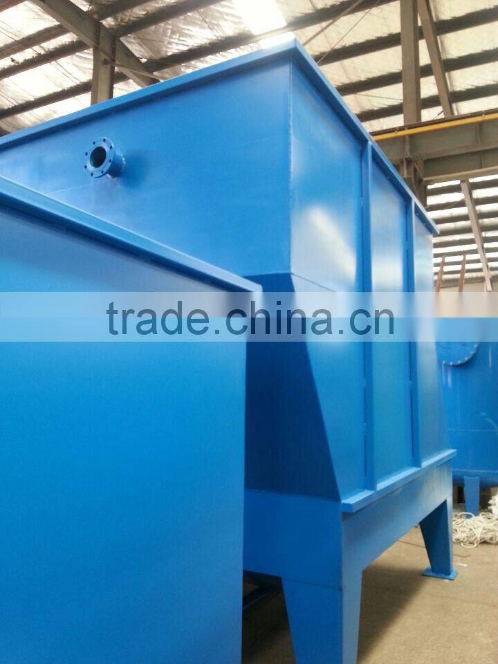 inclined tube settling basin