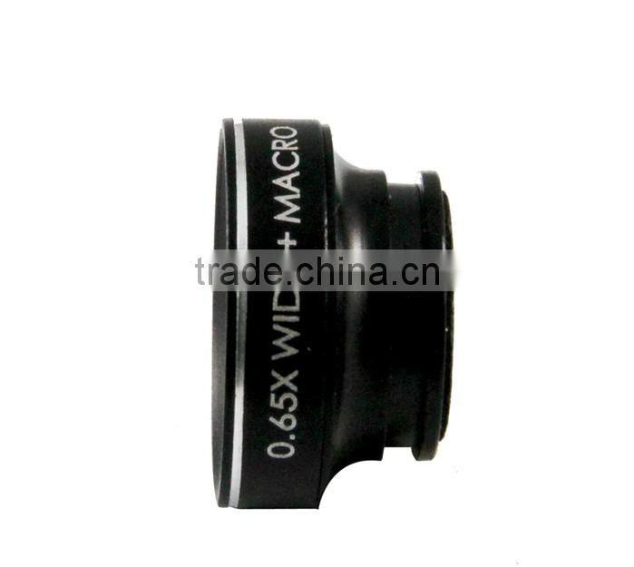 New product launch in china!Universal Clip 0.65X Wide Angle Macro Camera Lens For mobile phone