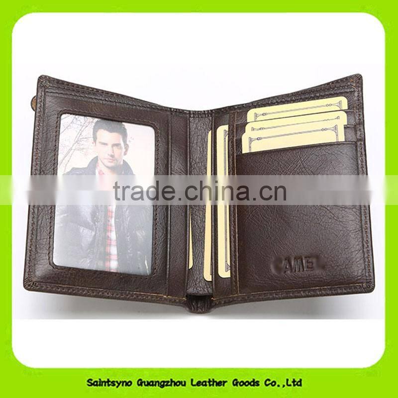 16902 Best workmanship men leather wallet manufacturer