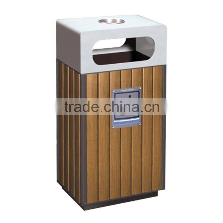 outdoor wooden dustbin type