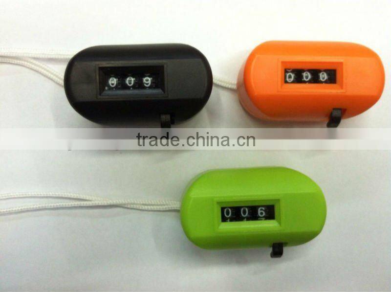 3 digit colorful plastic lovely black mechanical hand tally counter