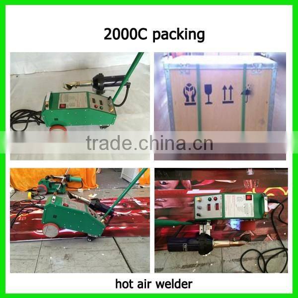 2016 popular pvc hot air welder plastic banner welder