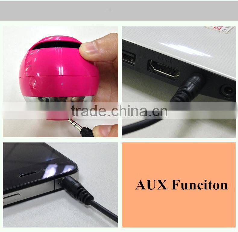 Factory Manufacturer GK-A15 2014 best portable mini speaker with fm radio BT Bluetooth speaker